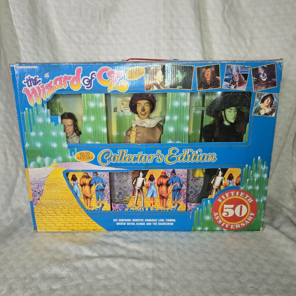 Wizard of Oz NIB Collector's Edition 6-pc Set 50th Anniversary